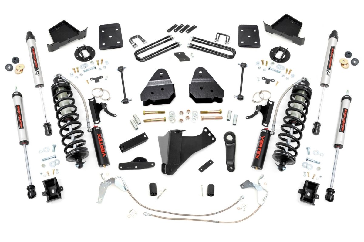 Ford F-350 Super Duty Suspension Lift Kit - Rough Country - C/O V2 4.5 Inch Lift Kit - '08-'10